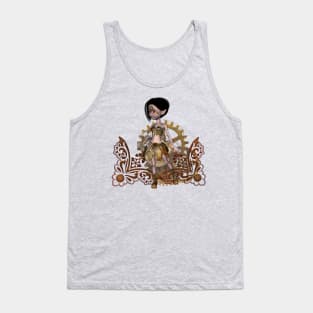 Cute little steampunk girl Tank Top